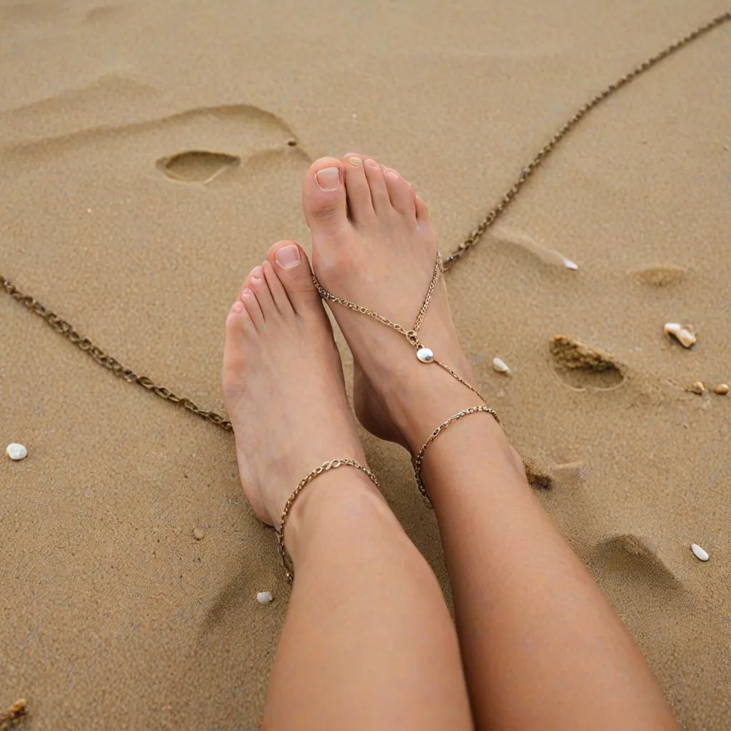 Co oznacza łańcuszek na nodze?