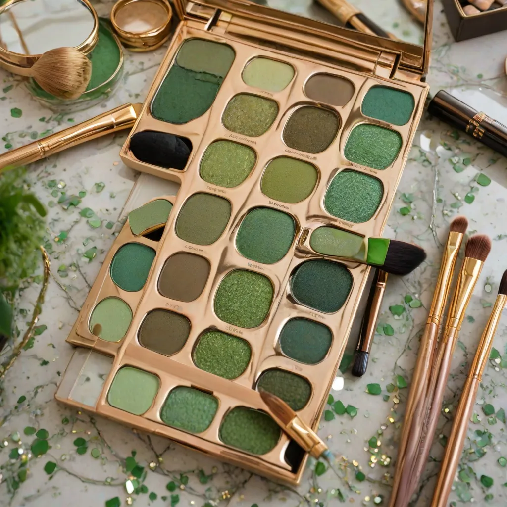 Jaki makijaż do zielonych oczu?