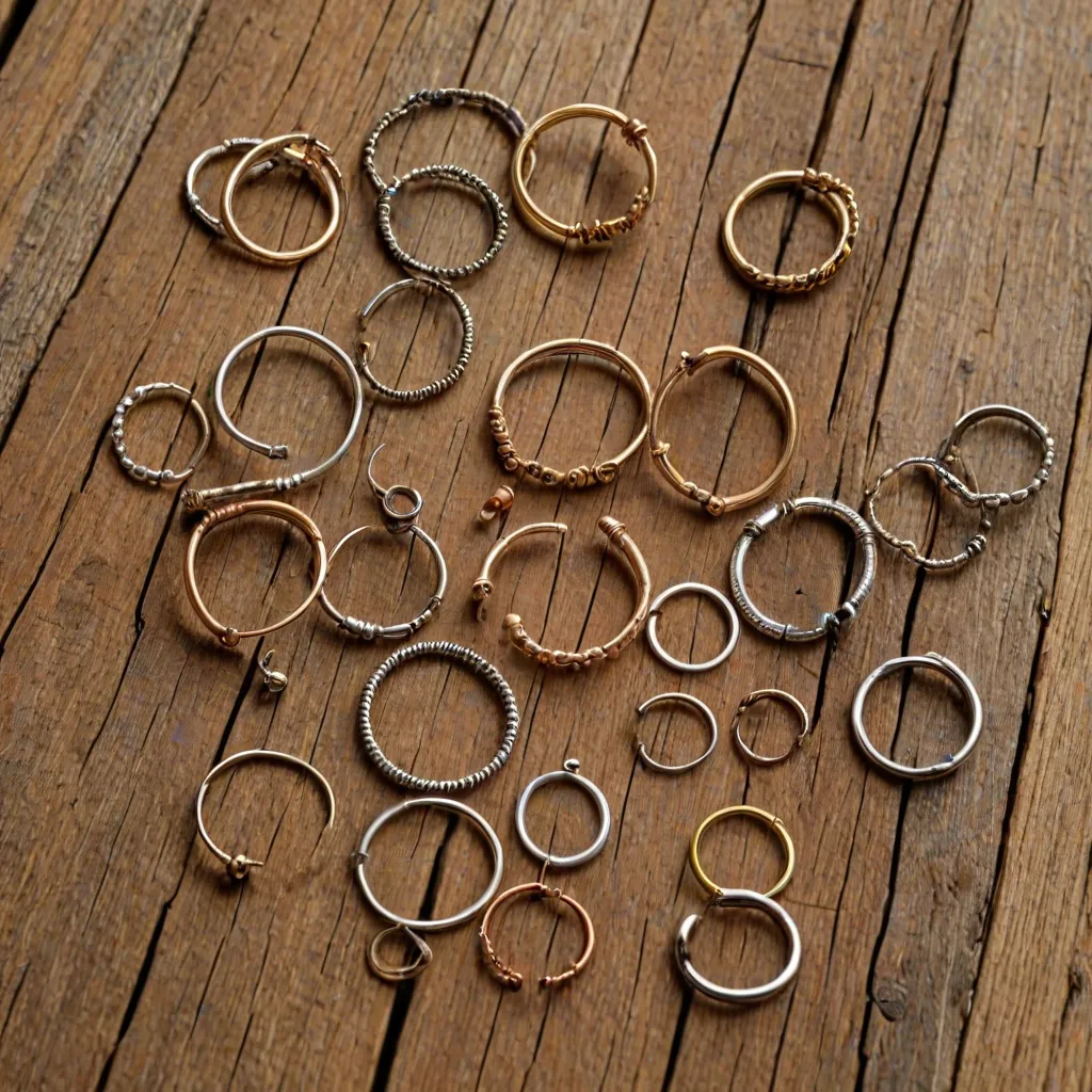 Kolczyki do nosa – rodzaje