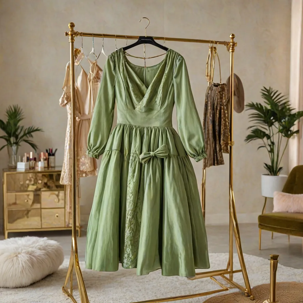 Jaki makijaż do zielonej sukienki?