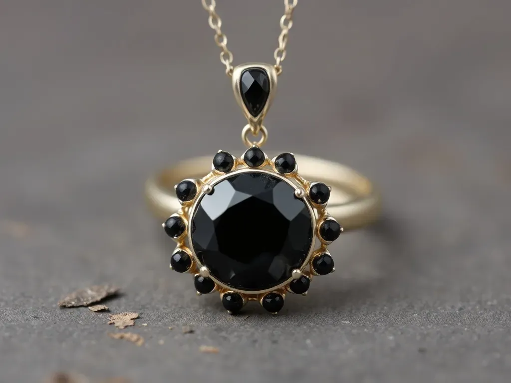 Biżuteria z czarnym turmalinem