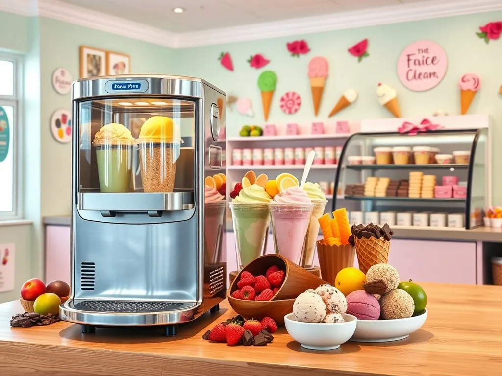 Jak wybrać frezer do lodów gałkowych dla swojej lodziarni
